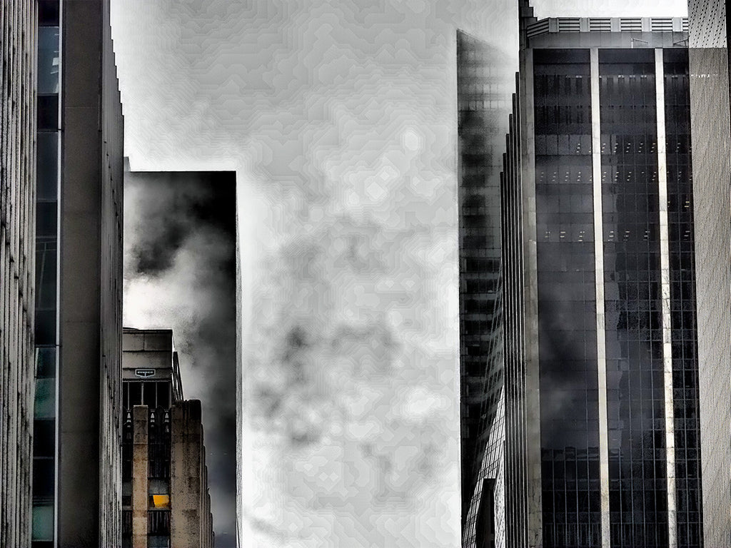 Buildings In Fog