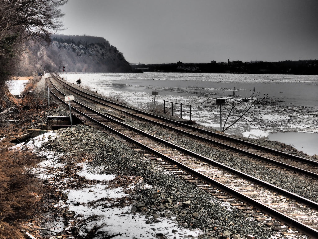 Tracks along the Hudson