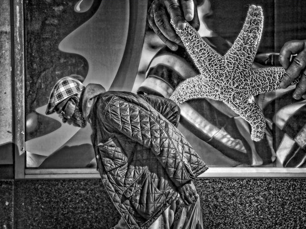 Man And Starfish
