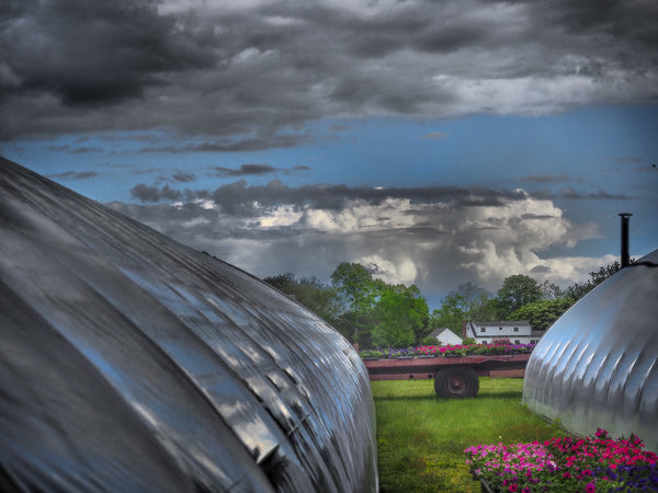 Approaching Storm At Farm