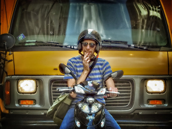 Man on Bike