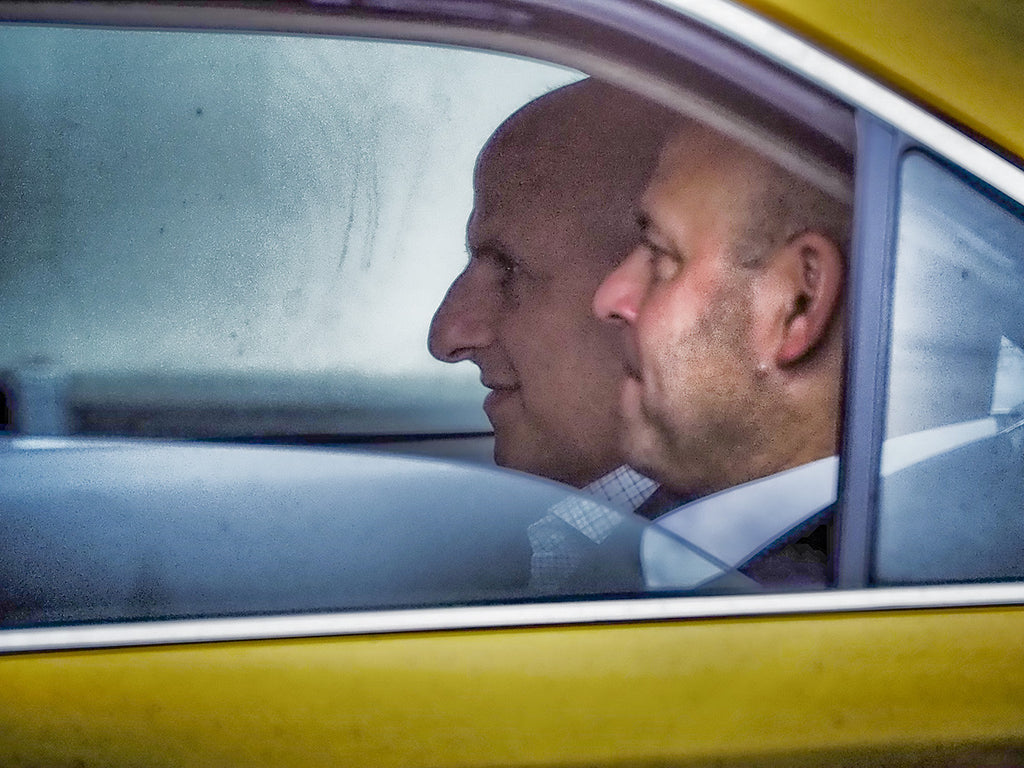 Two Men in Cab