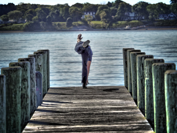 Man On Dock