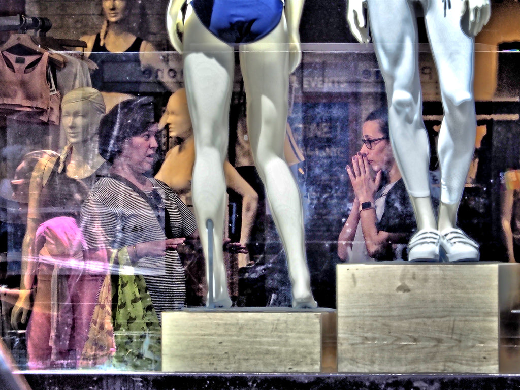 Conversation. In Store Window