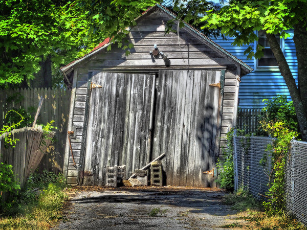 Tilted Garage