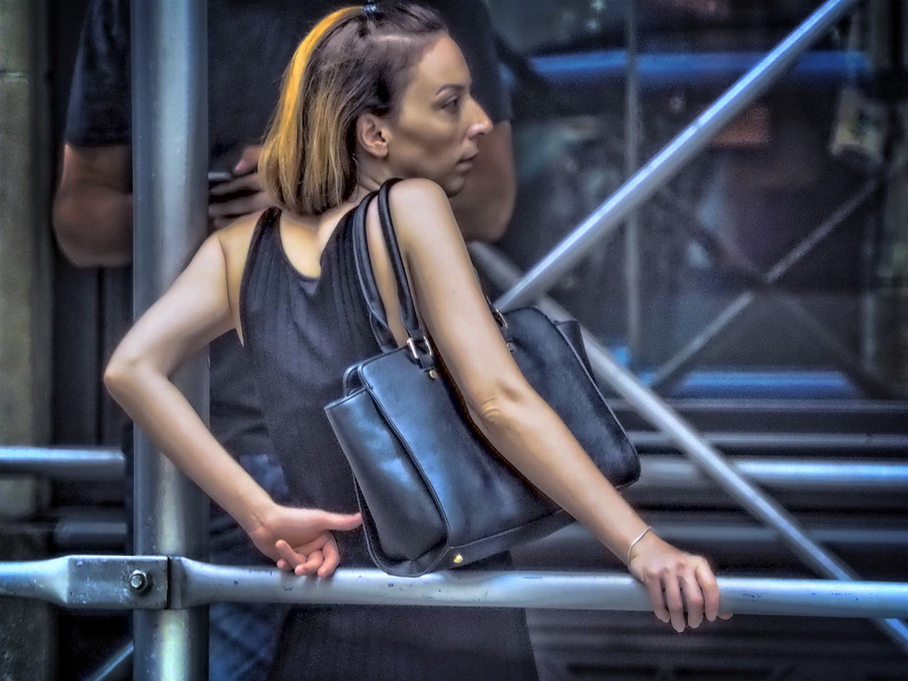 Woman With Shoulder Bag