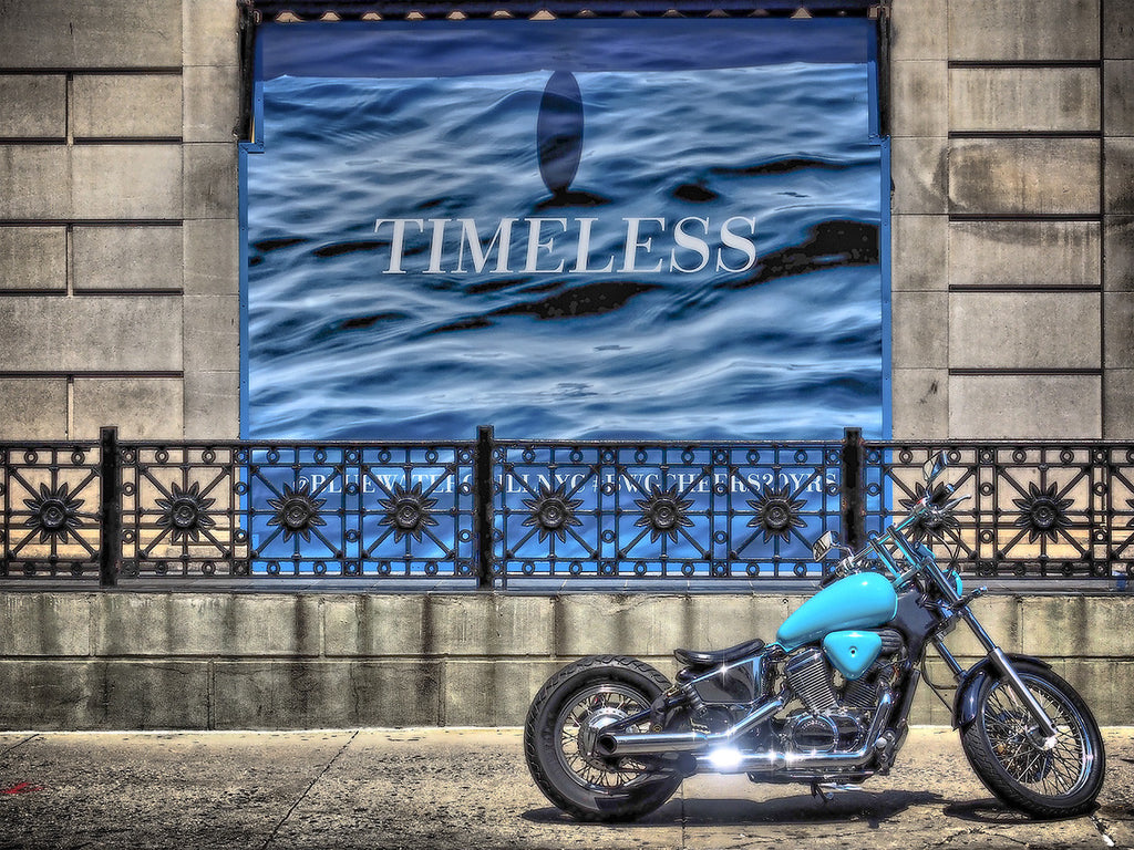 Motorcycle On Street