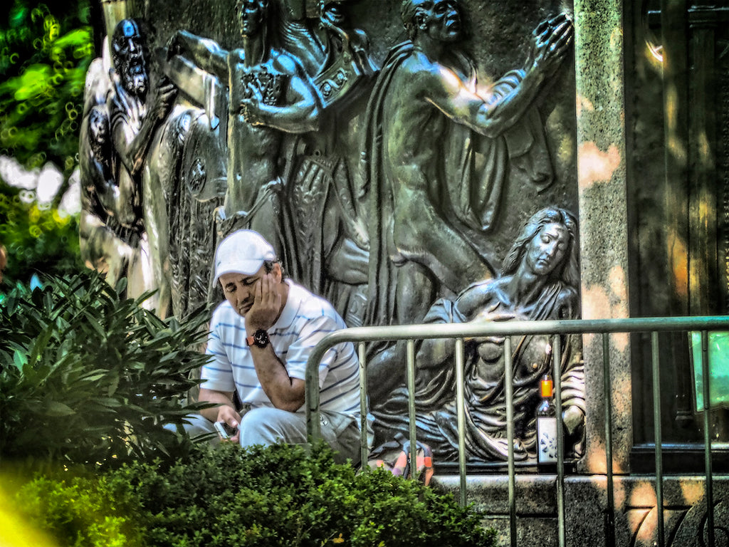 Man In White Hat