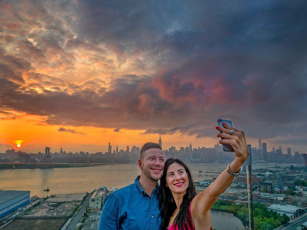 Selfie At Sunset