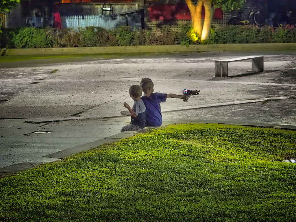 Kids with Toy Gun