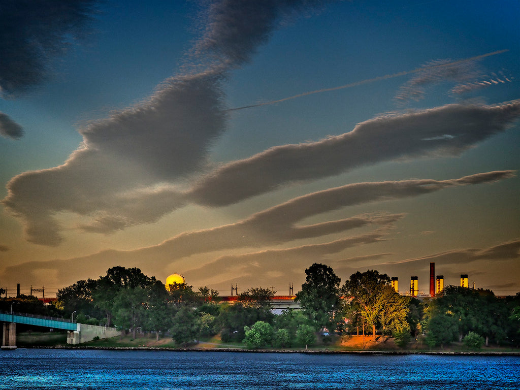 Sky Over Harlem River