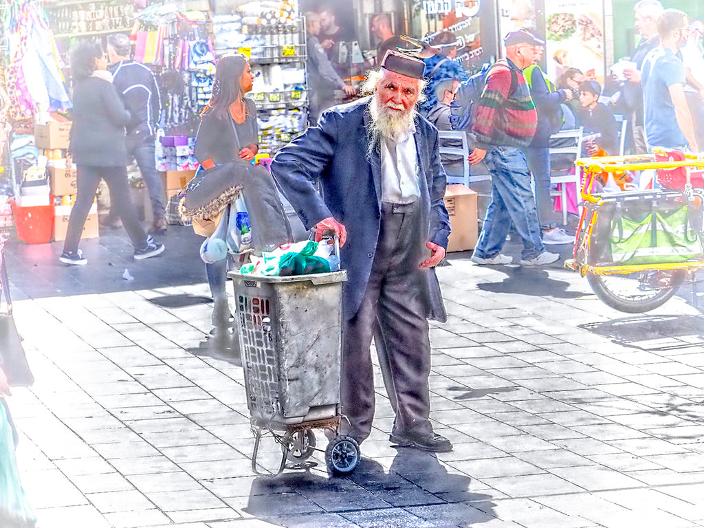 Old Man at the Jerusalem Market