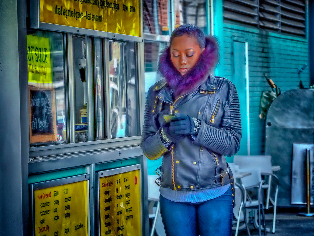 In Front Of The Coffee Shop