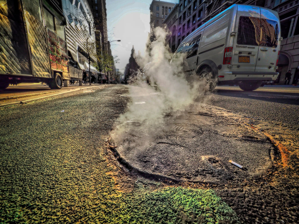 Steaming Manhole