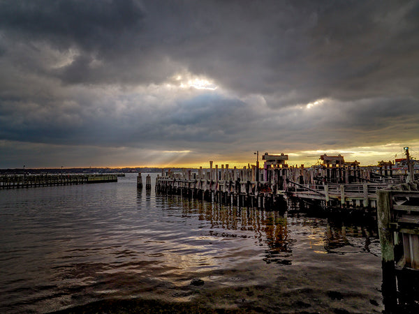 Greenport Docks At Sunrise
