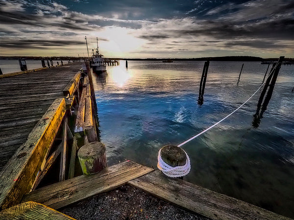 Winter Sunrise Over Greenport