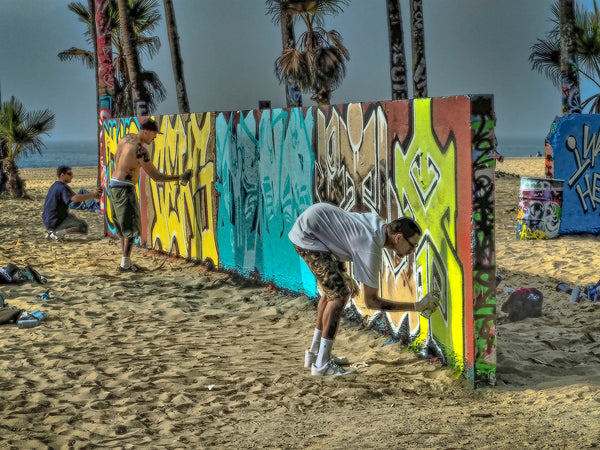 Beach Graffiti