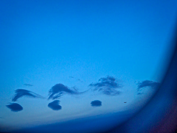 Clouds Out Airplane Window